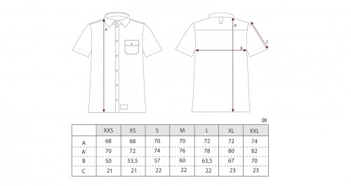 Sizing Camisa Bravo Sunset