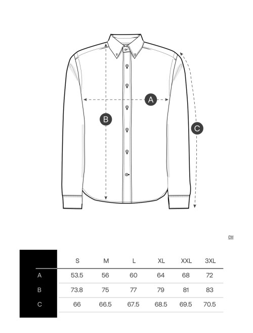 Sizing Camisa Denim Dark Hombre