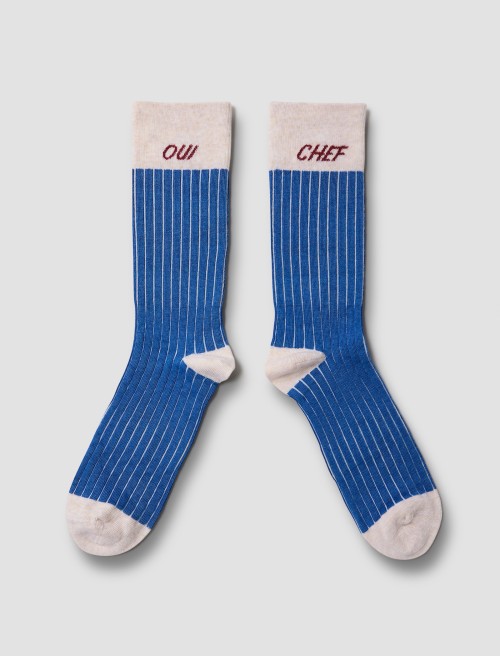 Calzini Oui Chef Blue