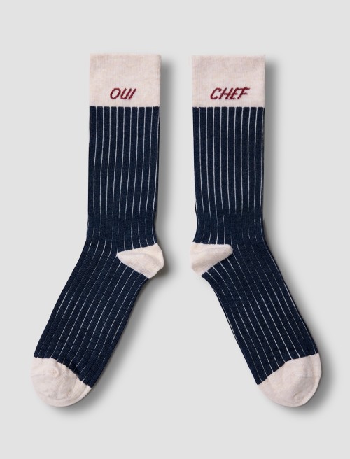 Meias Oui Chef Navy