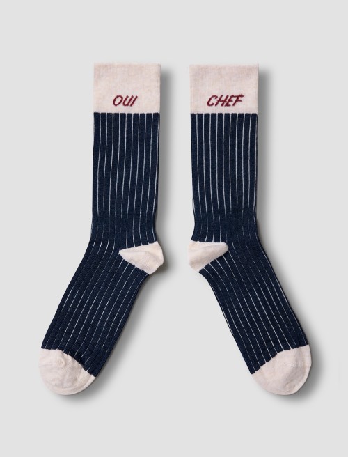 Calzini Oui Chef Navy