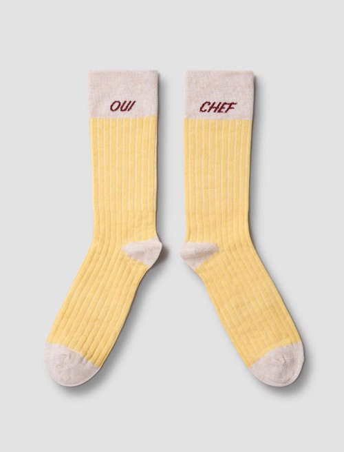 Calzini Oui Chef Yellow