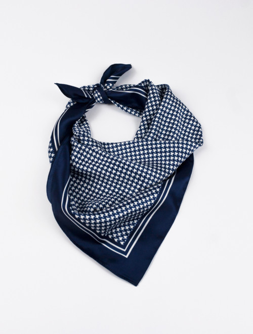 Blue French Handkerchief