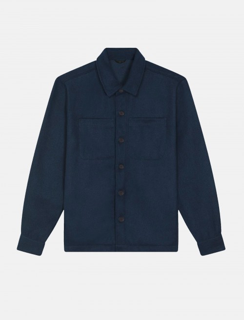 Giacca Camicia Navy Unisex