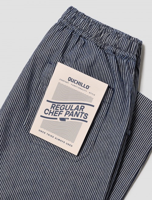 Pantaloni Regular Chef Striped