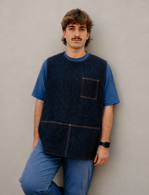 Grembiule Moka Denim