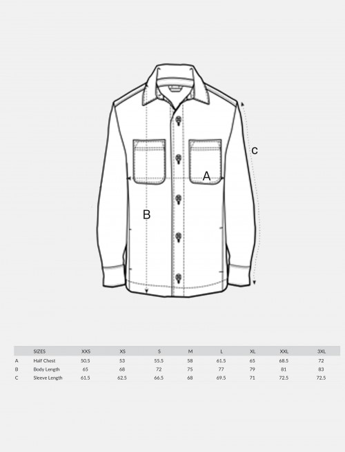 Sizing Sobrecamisa Unisex Navy