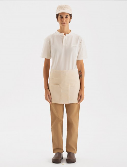 Delantal Tone Short Ecru