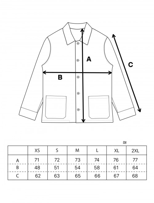 Sizing Unity Sand Jacket