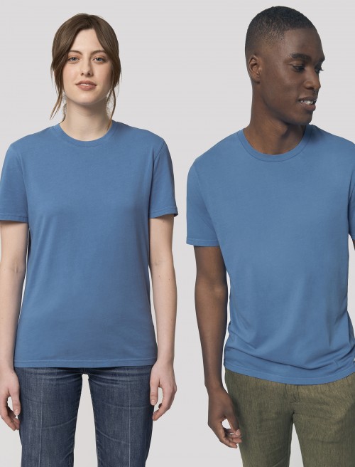 T-shirt Unissexo Vintage Blue