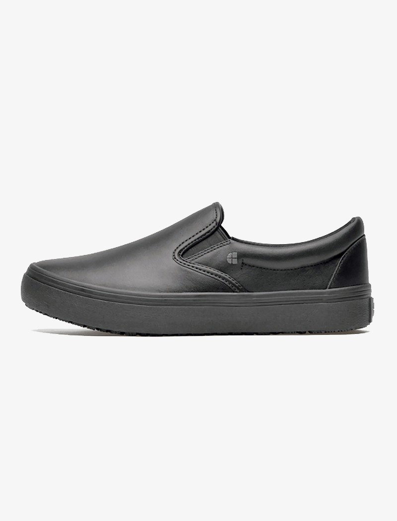 Zapatillas slip-on de trabajo negras Zapatillas slip-on de trabajo negras