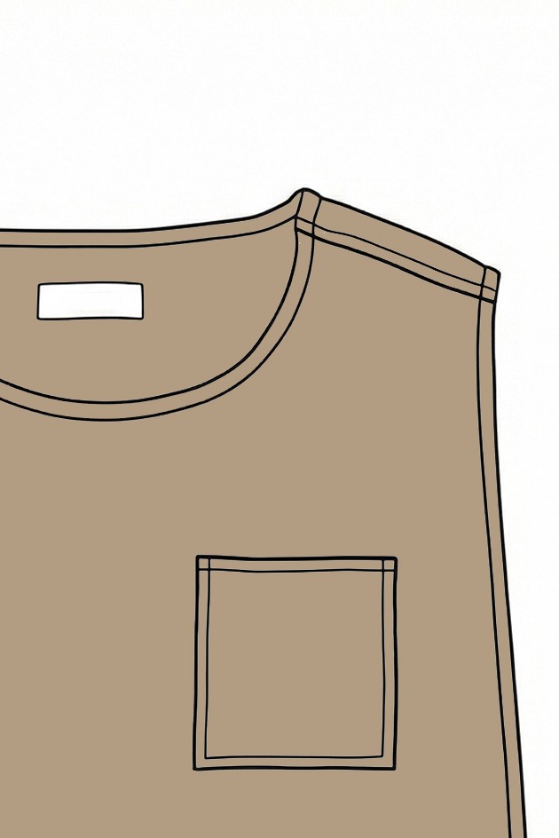 Moka Schürze - Sand Moka Schürze - Sand