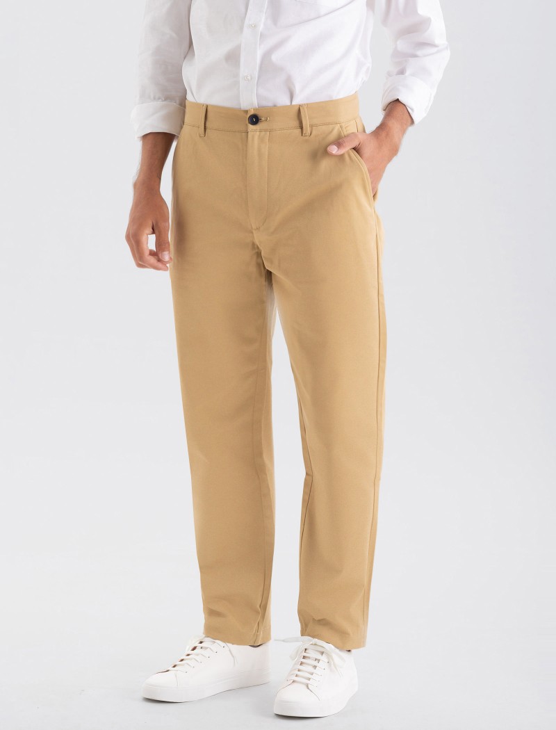 Chino-Hose Herren - Sand Chino-Hose Herren - Sand