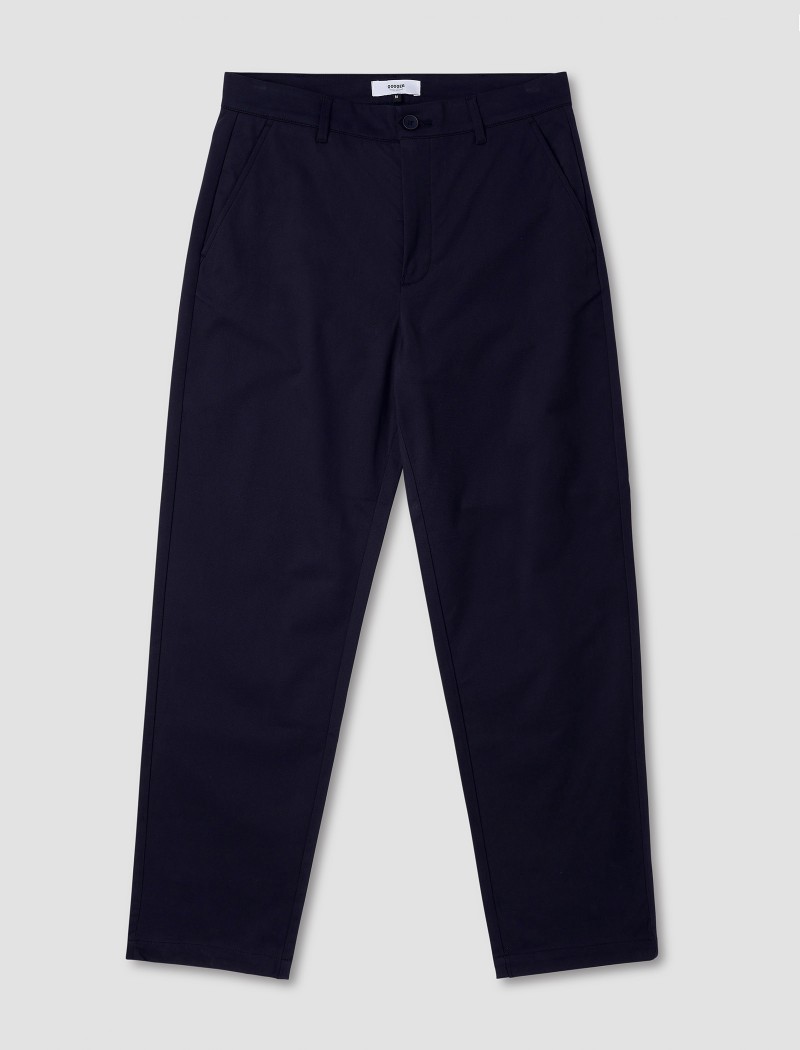 Pantaloni Chino Uomo Navy Pantaloni Chino Uomo Navy