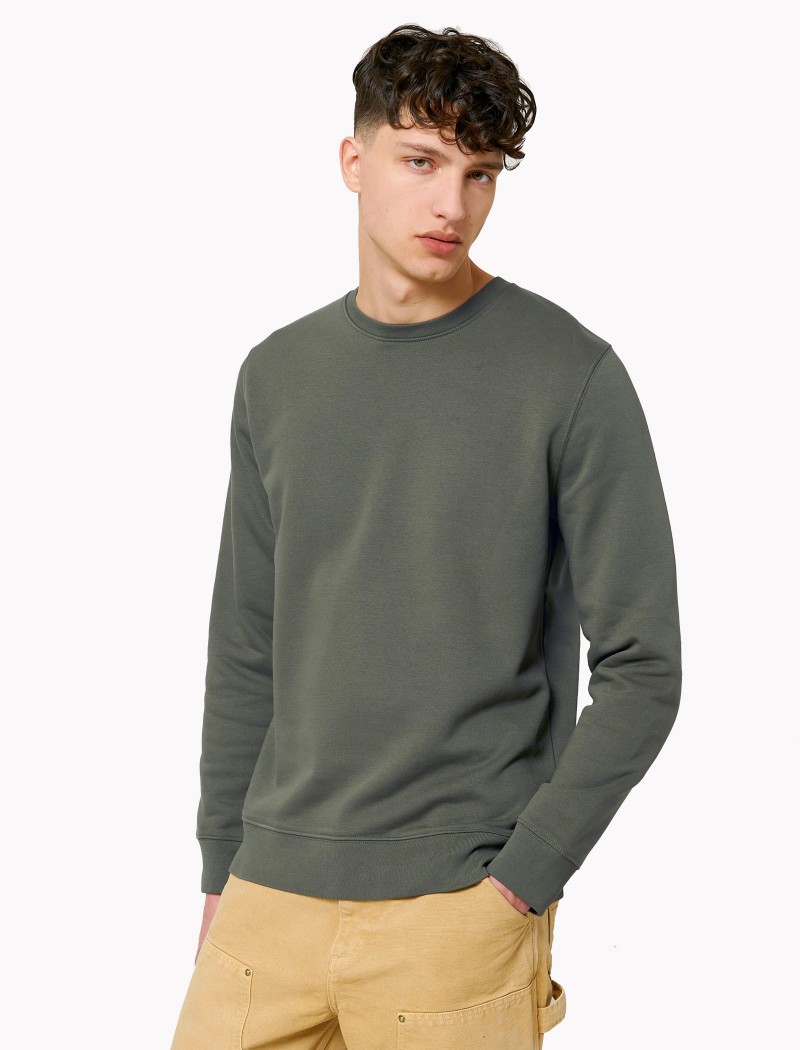 1 Khaki Unisex Sweatshirt
