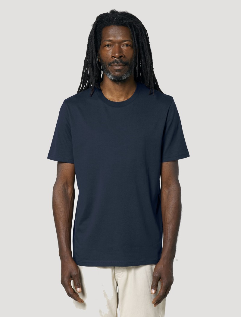 T-shirt azul-marinho para homens  T-shirt azul-marinho para homens