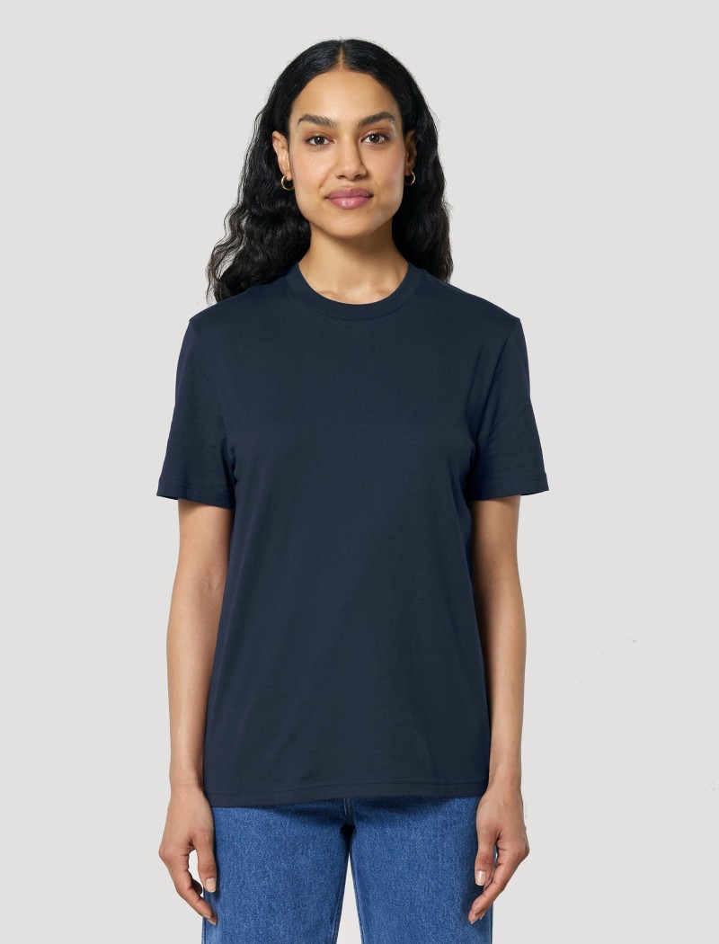 T-shirt azul-marinho feminina T-shirt azul-marinho feminina