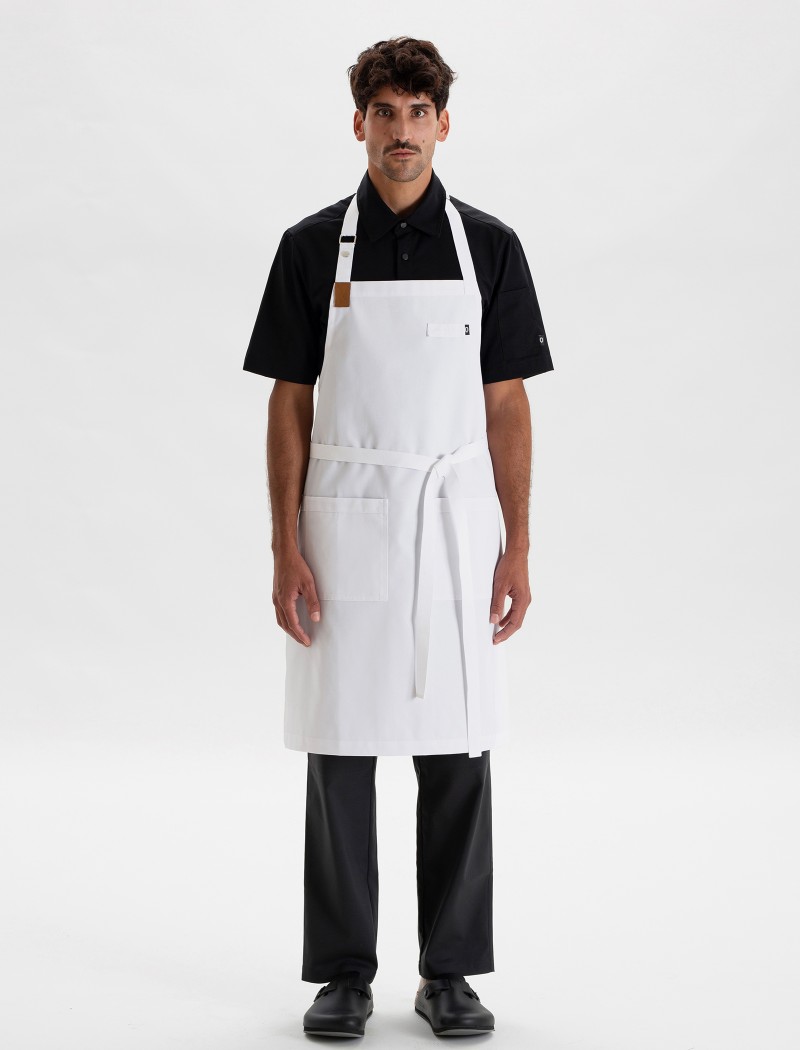 Delantal blanco práctico Delantal blanco práctico