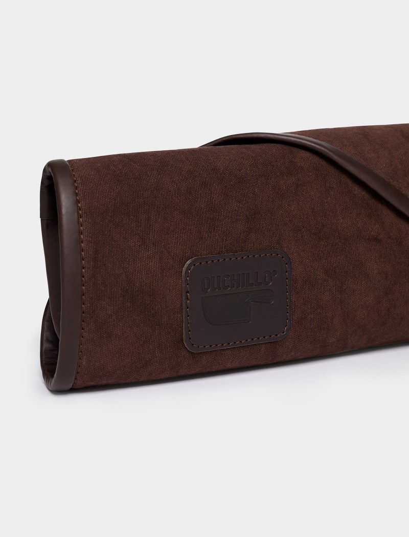 Messer-Rolltasche - Braun Messer-Rolltasche - Braun
