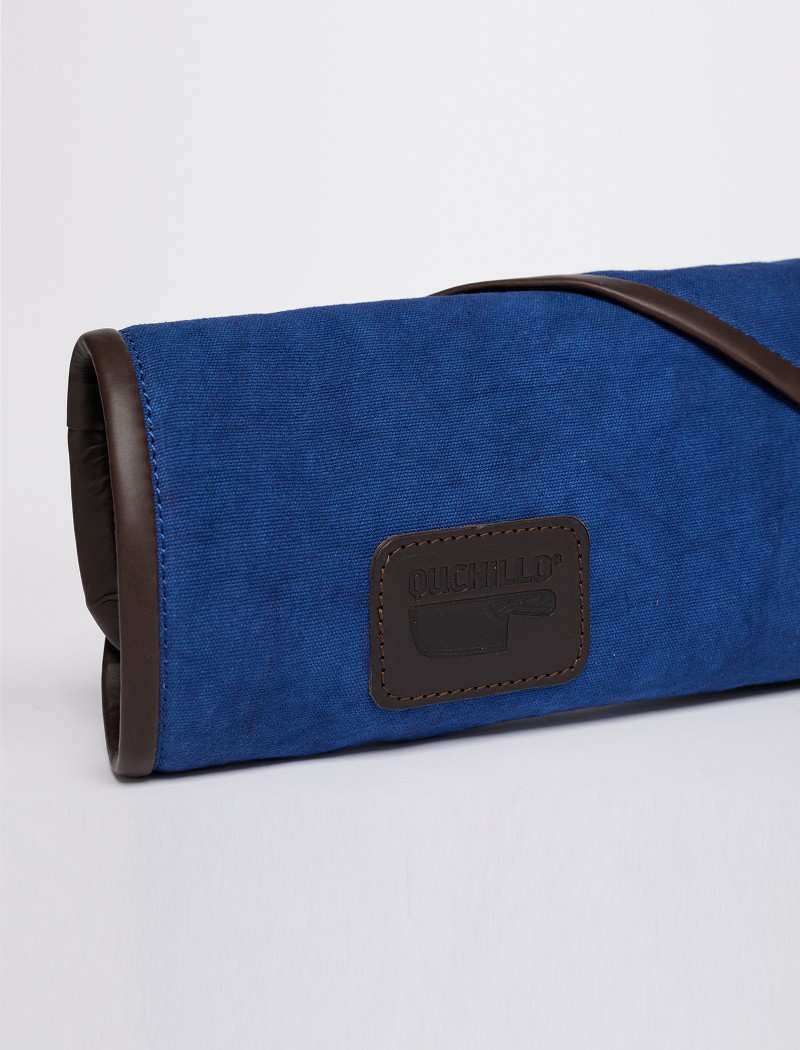 2 Bolsa Roller Cuchillos Azul