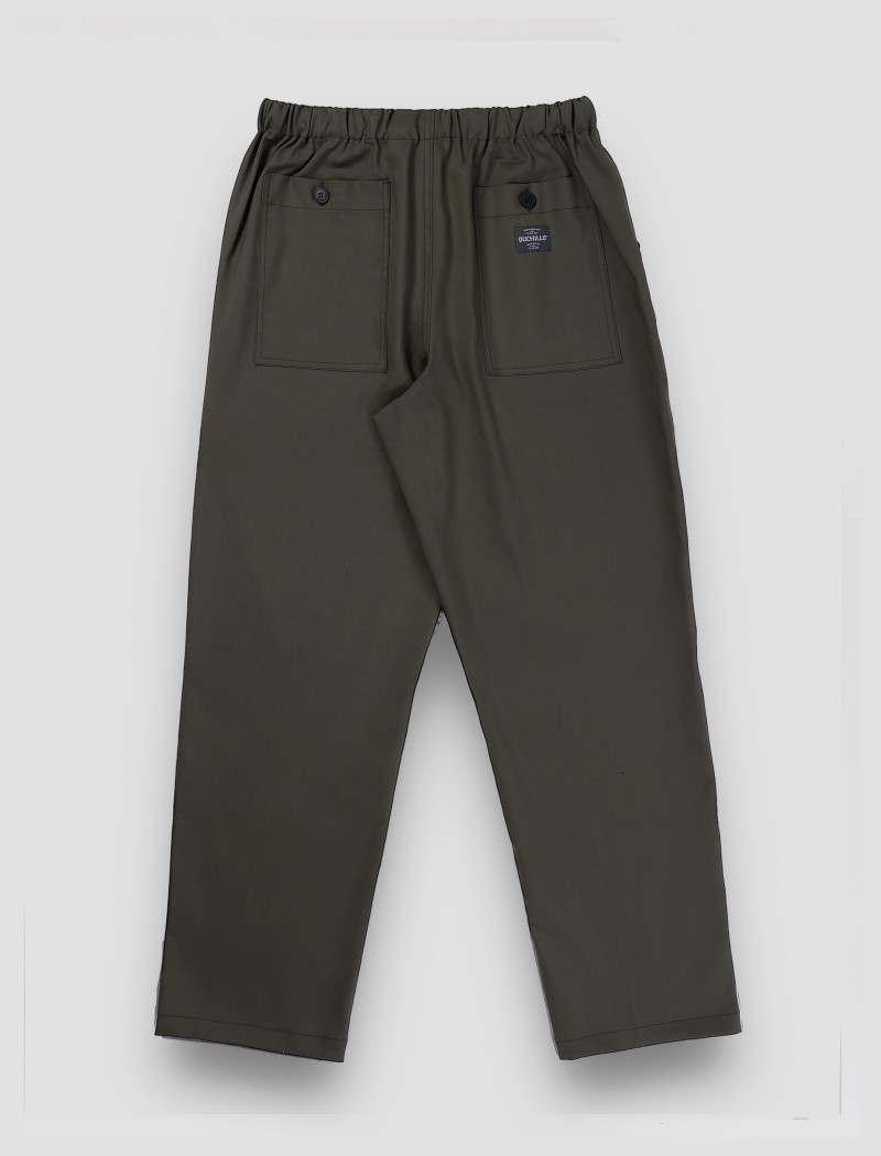 Bequeme militärgrüne Chefkochhose 2 Bequeme militärgrüne Chefkochhose 2