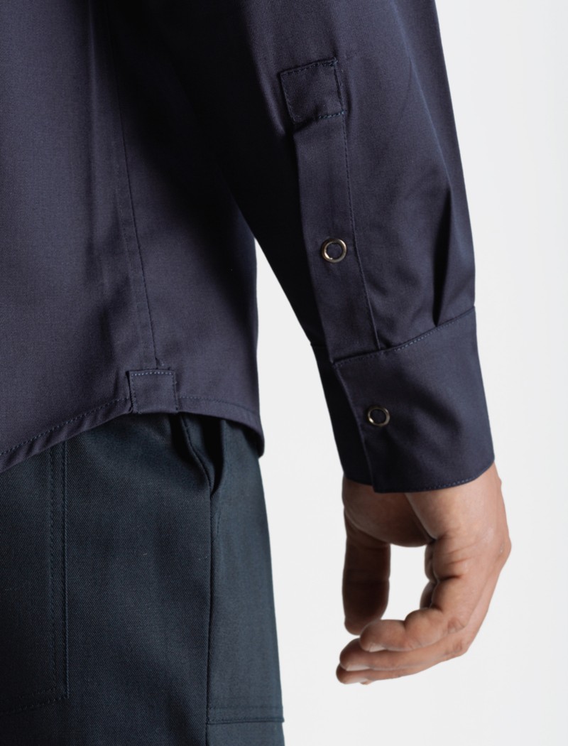 Chaquetilla Koe Azul 6 Camisa Koe Azul