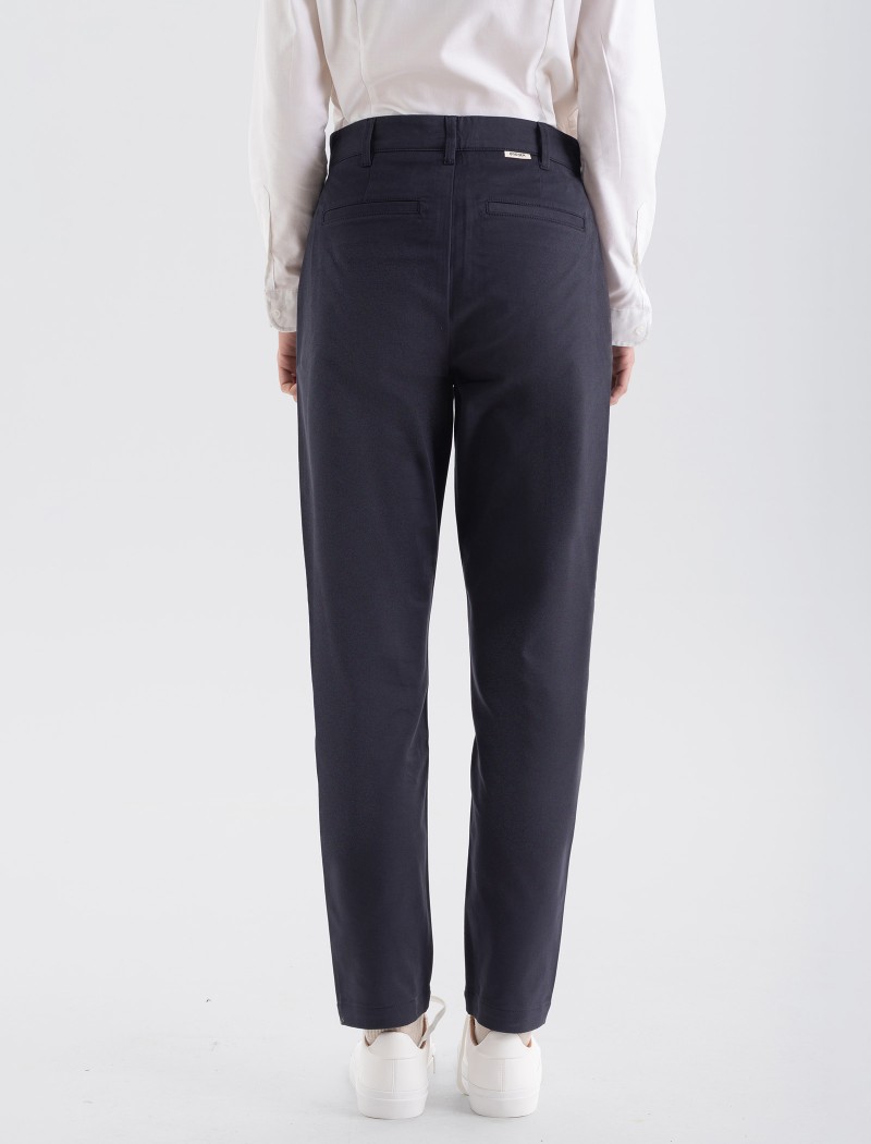 Pantalon Chino Femme Navy Pantalon Chino Femme Navy