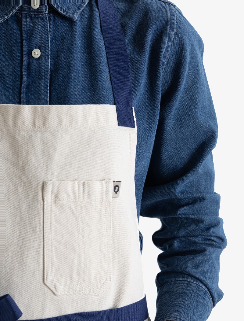 11 Delantal Loom Long Blue