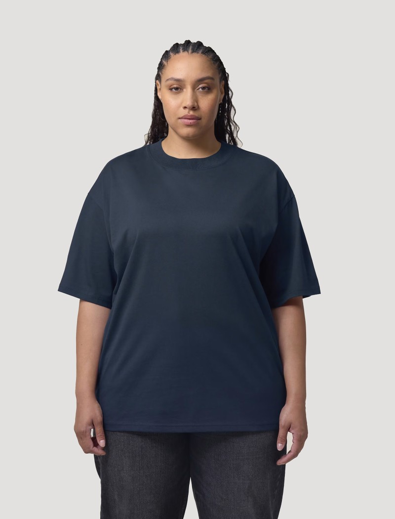 3 Camiseta Oversized French Navy