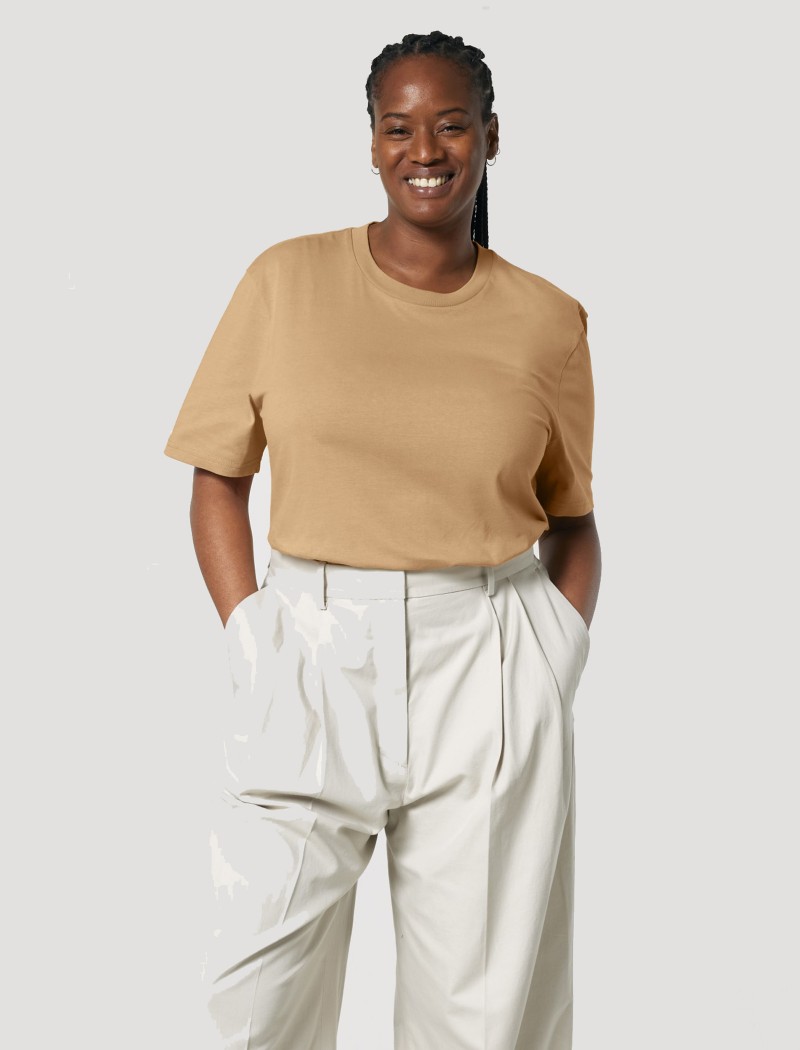 T-shirt de manga curta de coral T-shirt de manga curta de coral