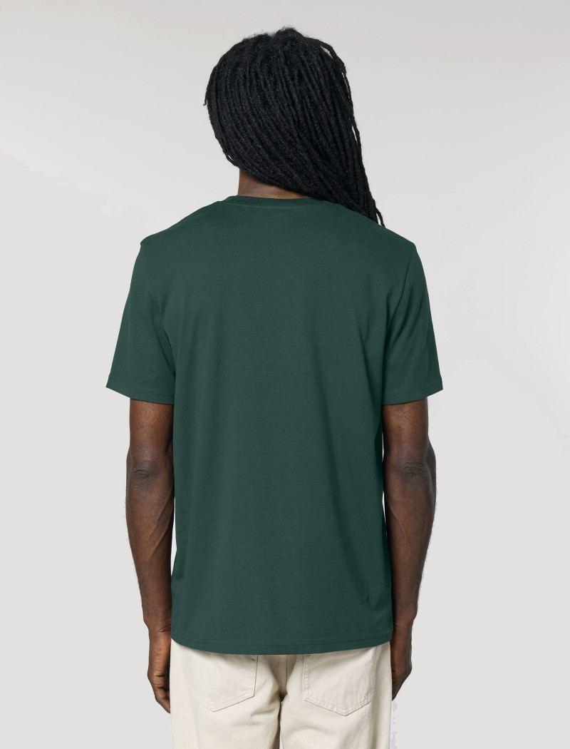 Bottle Green-5 Unisex Glazed Green T-Shirt
