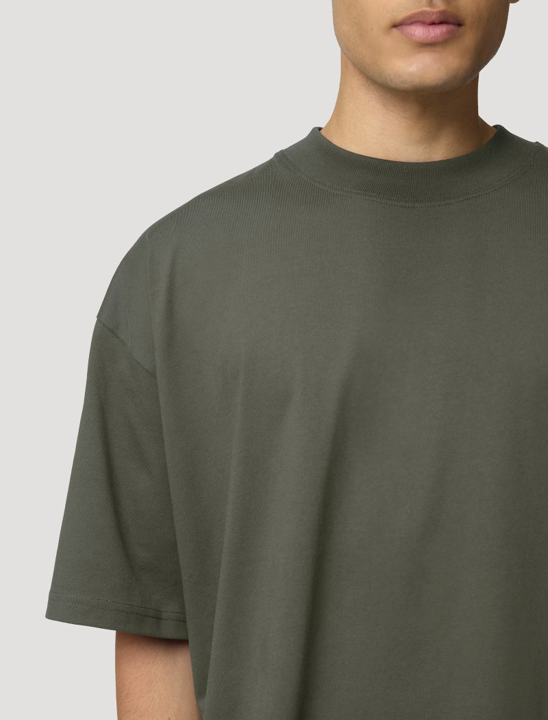 4 Camiseta Oversized Khaki