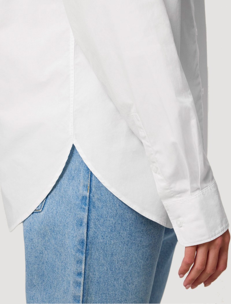 4 Camisa Popelín Mujer Blanca