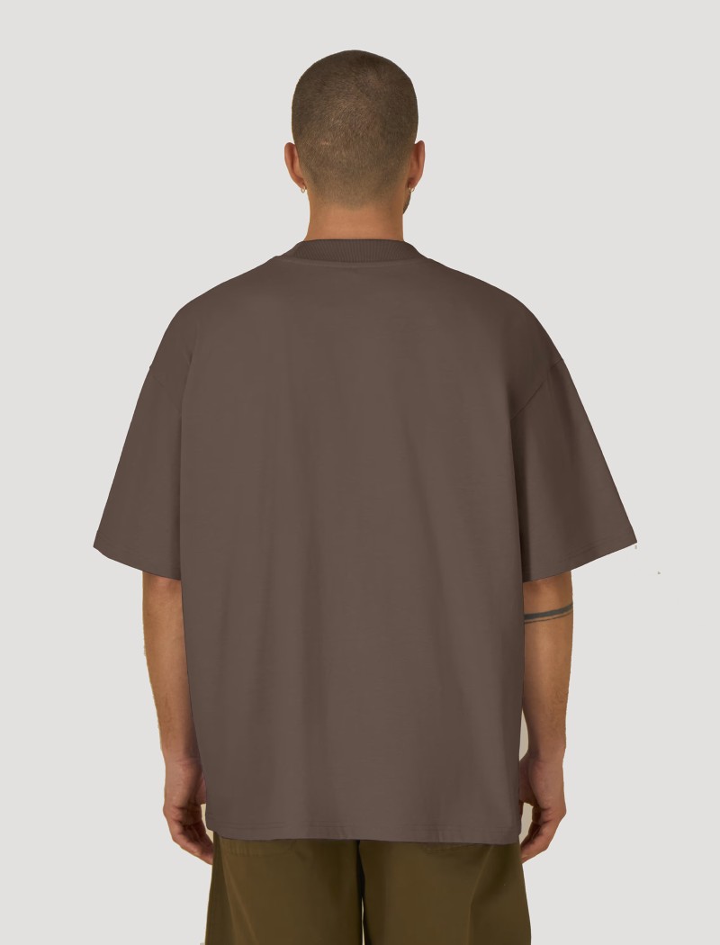 4 Camiseta Oversized Mocha
