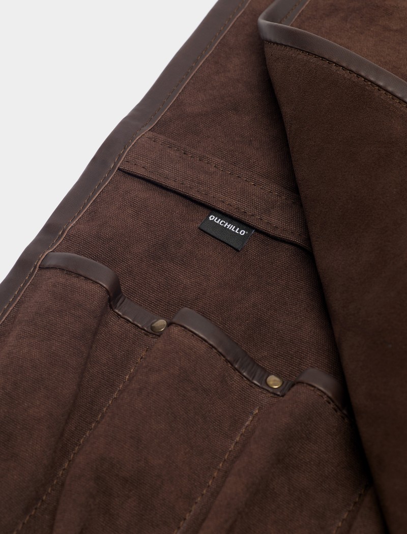 Messer-Rolltasche - Braun Messer-Rolltasche - Braun