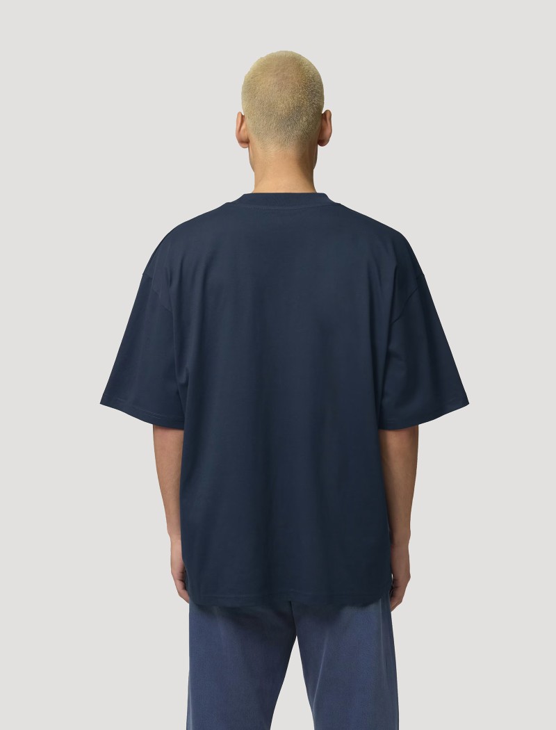 4 Camiseta Oversized French Navy