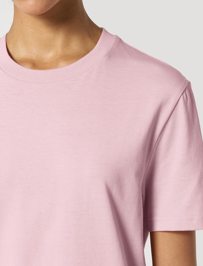4 Camiseta Unisex Cotton Pink