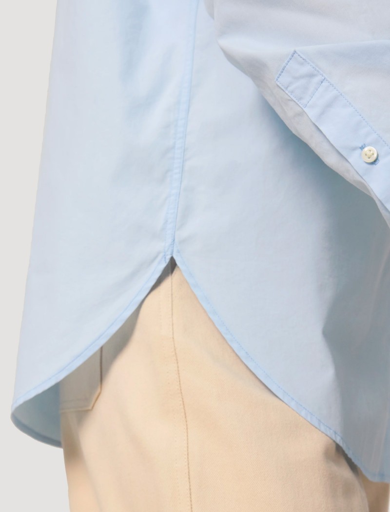 Popeline-Hemd Damen - Blue Popeline-Hemd Damen - Blue