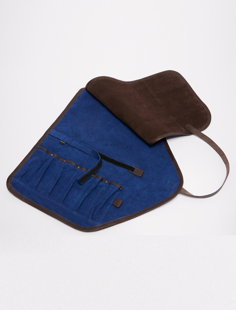 5 Bolsa Roller Cuchillos Azul