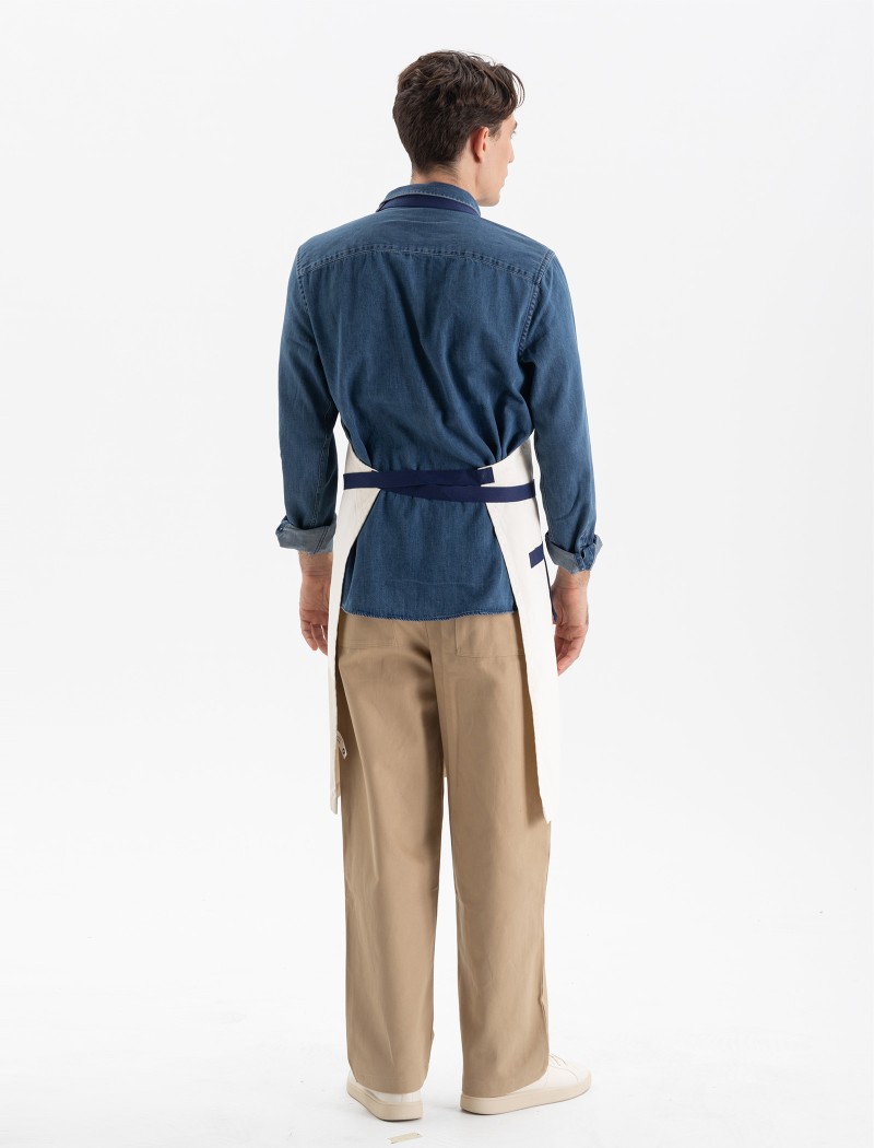 6 2 Delantal Loom Long Blue