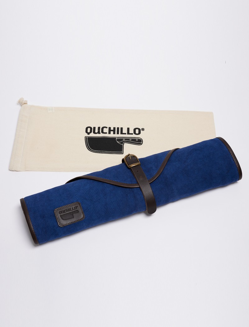 6 Bolsa Roller Cuchillos Azul