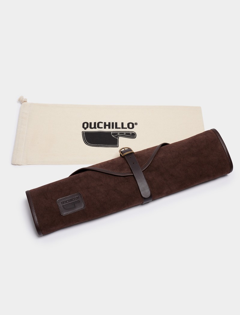 Messer-Rolltasche - Braun Messer-Rolltasche - Braun