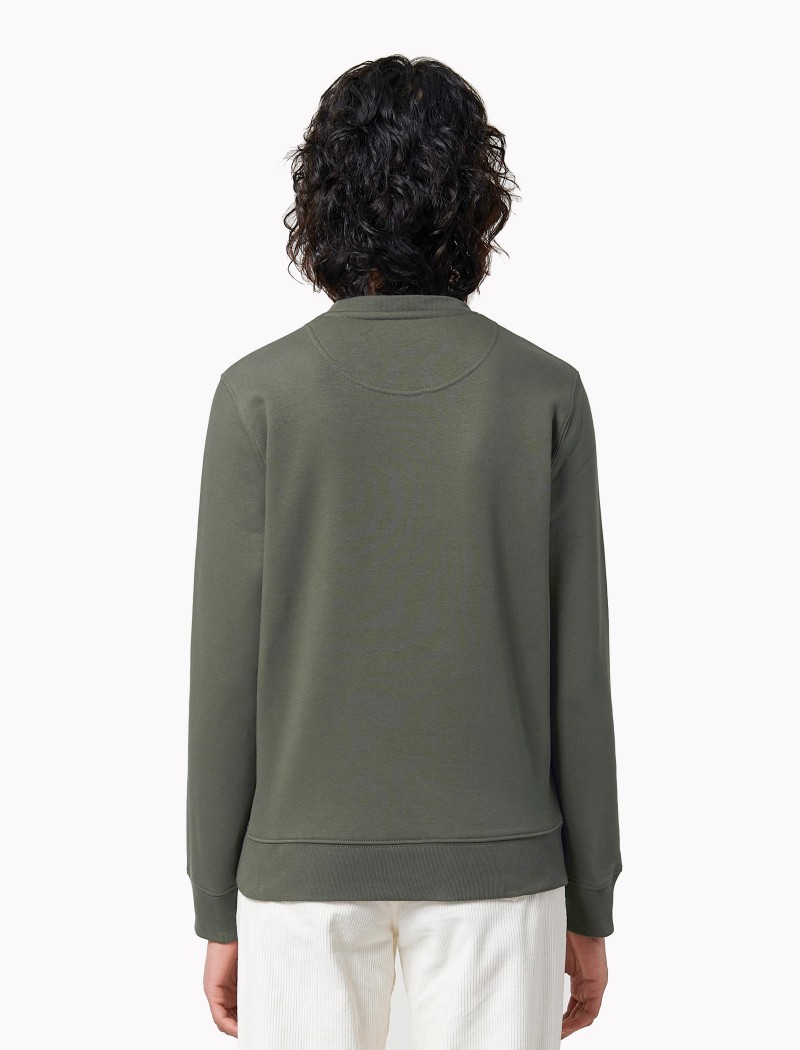 6 Khaki Unisex Sweatshirt
