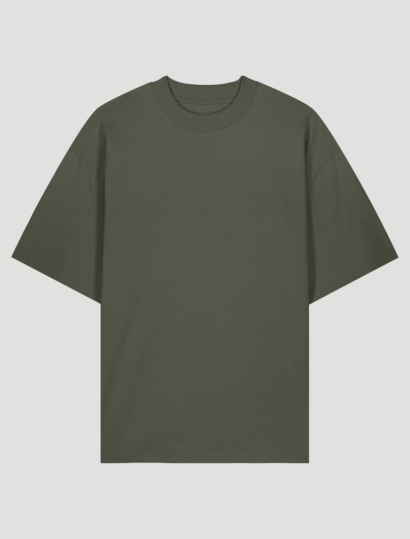 6 Camiseta Oversized Khaki
