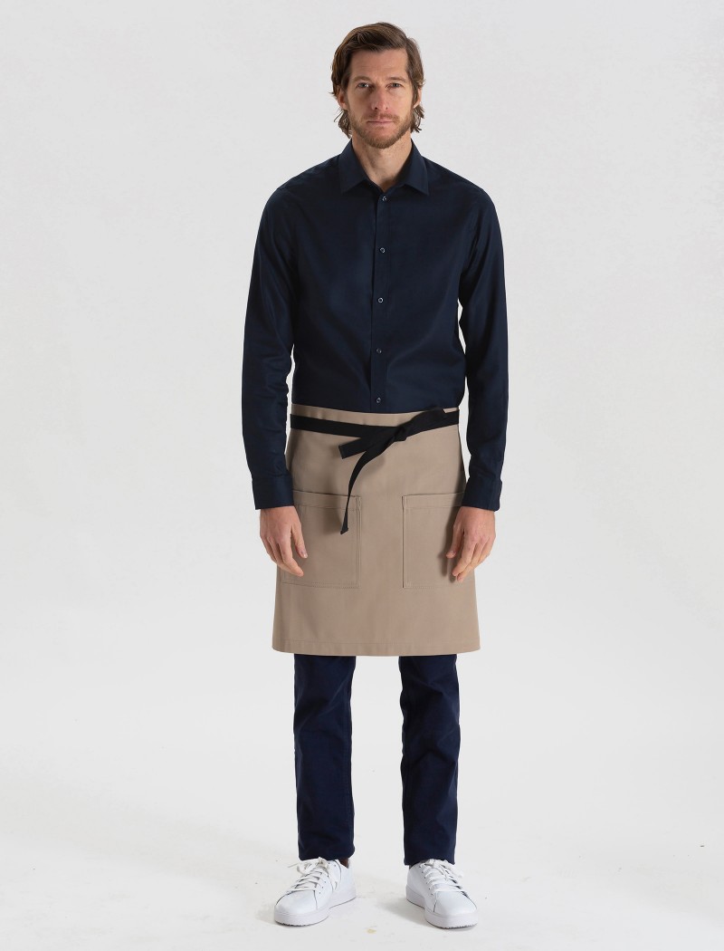 Sand waist apron for waiters
 Sand waist apron for waiters