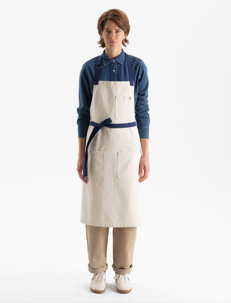 11 Delantal Loom Long Blue