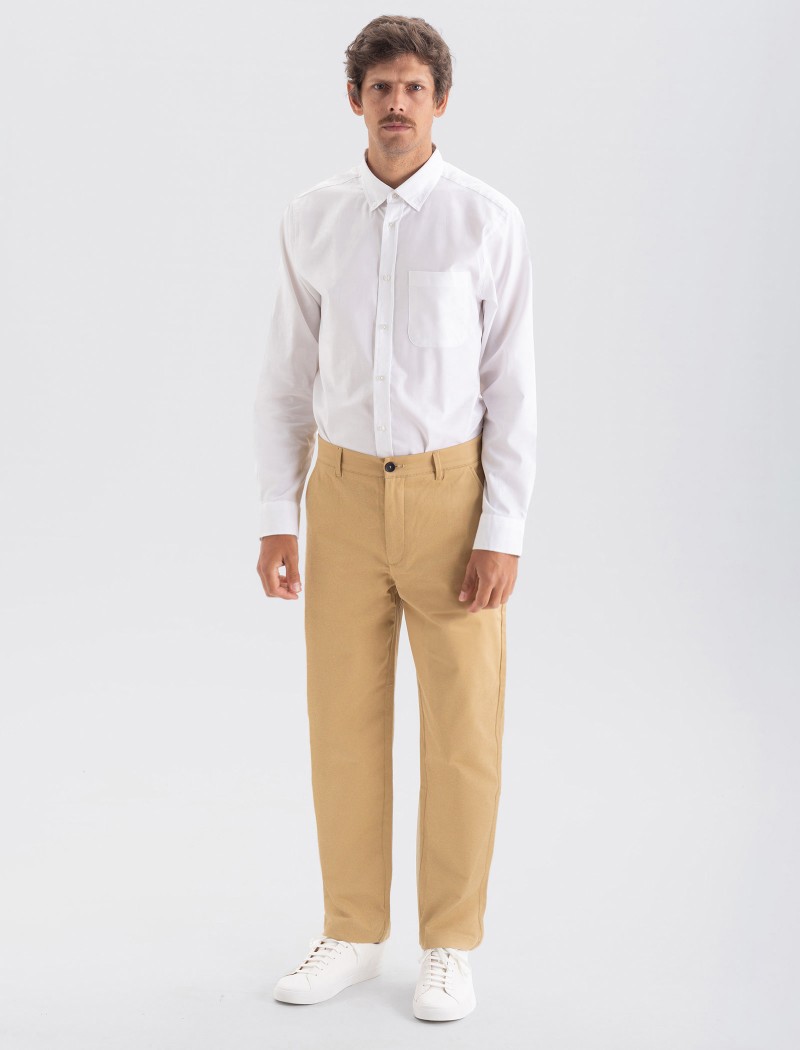 Chino-Hose Herren - Sand Chino-Hose Herren - Sand