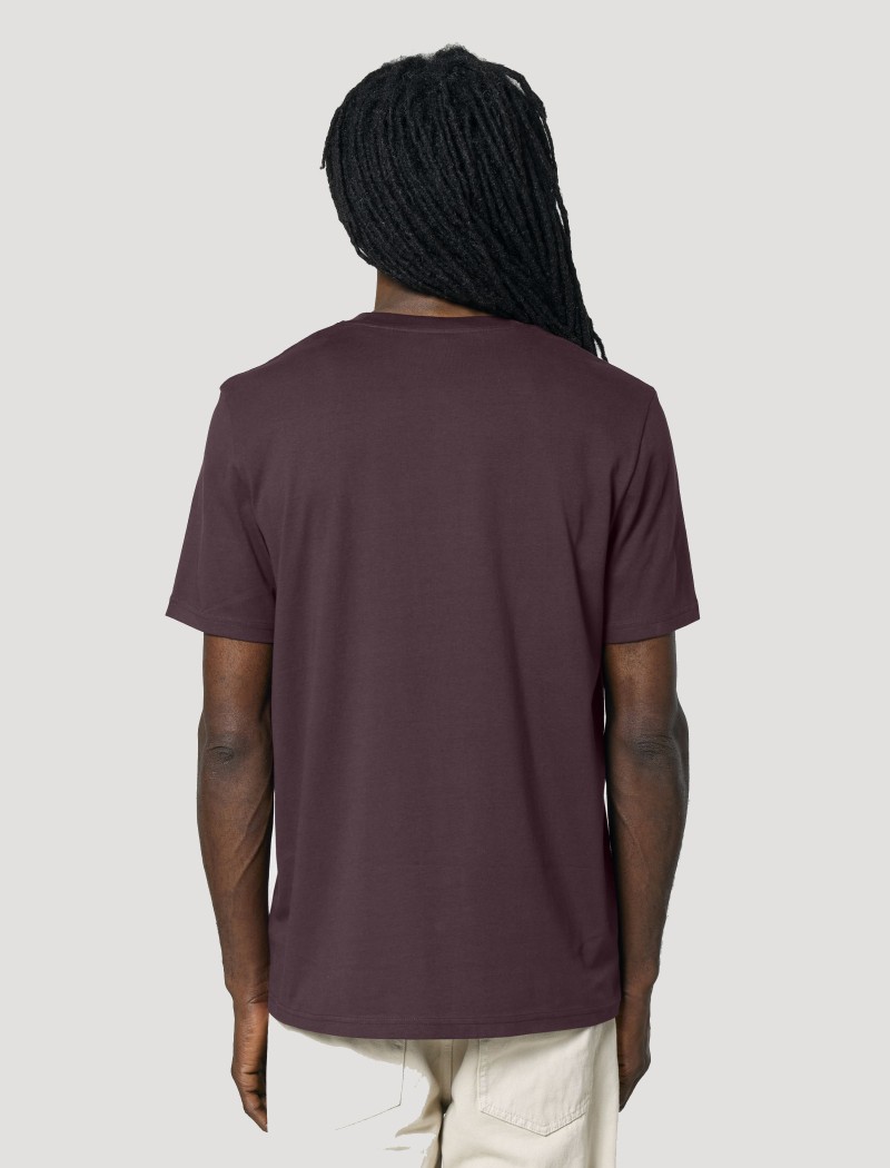 T-shirt Unisexe Rouge Marron T-shirt Unisexe Rouge Marron