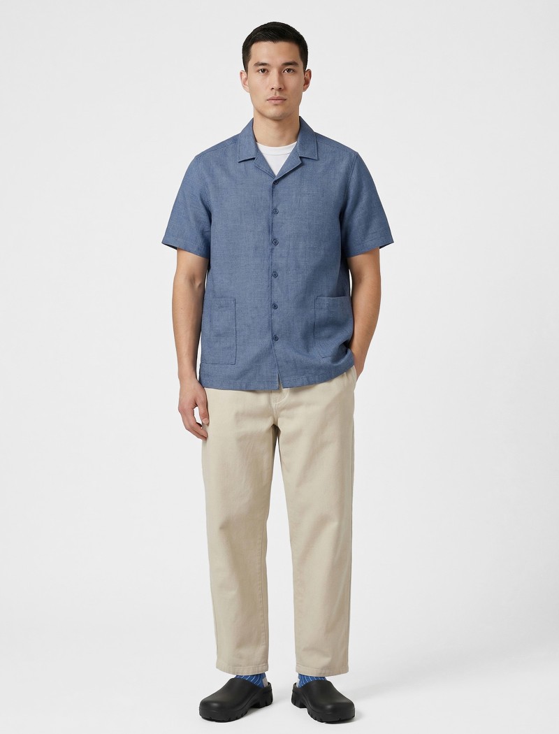 bb Camisa Pulse Unisex - Chambray