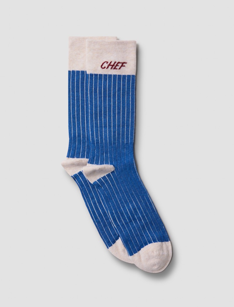 Chaussettes de Chef Oui Chef Blue Chaussettes de Chef Oui Chef Blue